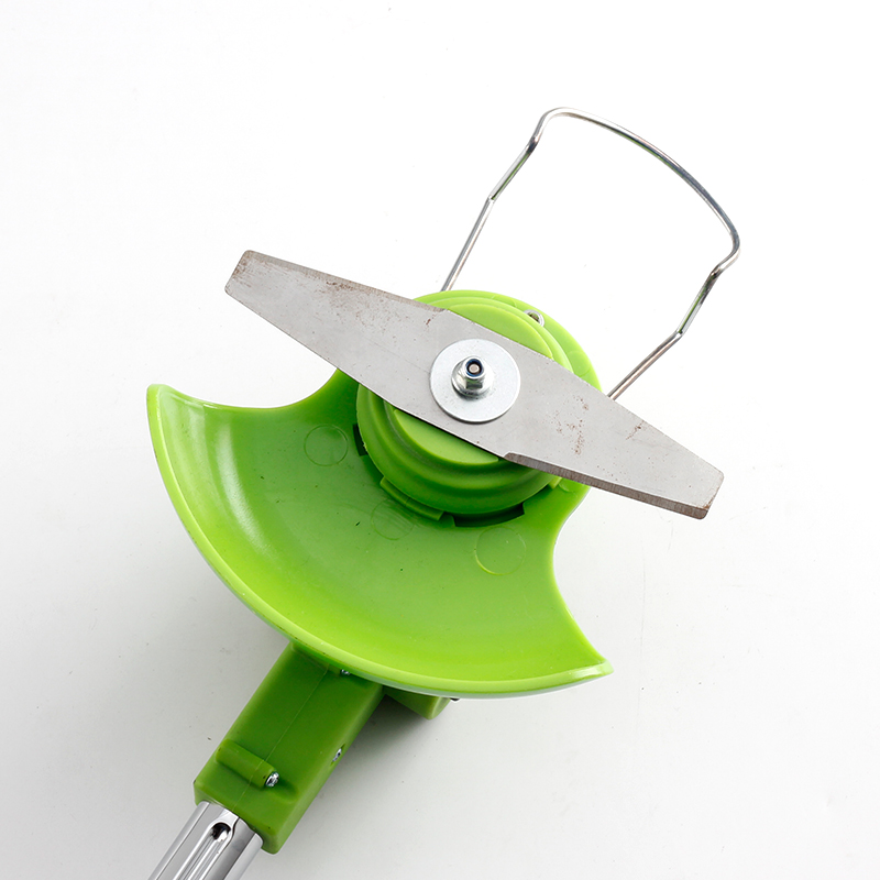 一字刀片锯片手持式锂电割草机割草割灌木用合金刀片割灌机打草头 - 图1