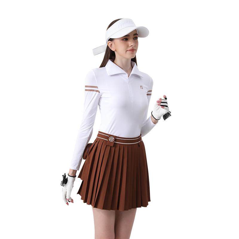 正品高尔夫女装长袖运动短裙子网球瑜伽冰丝上衣裙子golf套装裤子,淘宝优惠券,粉丝福利购,淘宝优惠卷