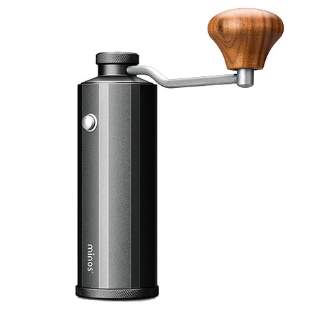美诺思minos 手摇磨豆机咖啡豆研磨机合金钢磨芯外部粗细调节阀
