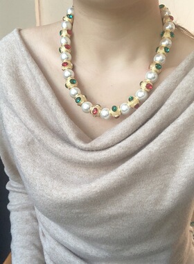 优雅重工设计感密镶满钻豹子精致