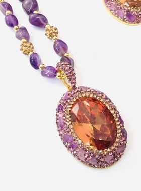 合金水波链设计师款小众个项链