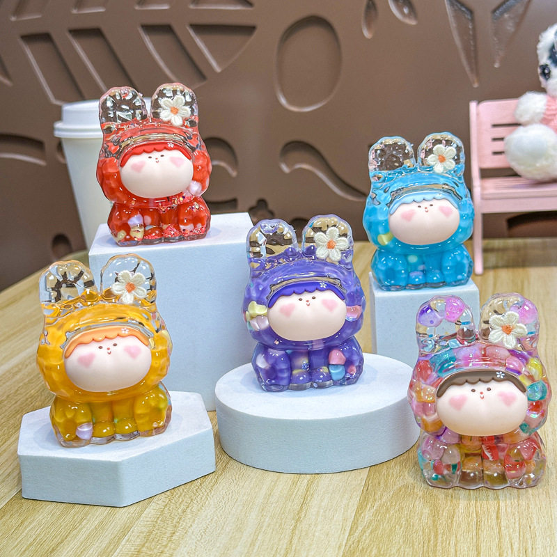 【法师】抖音爆款m豆小花莉莉丝入油奶豆流沙饰品潮玩摆件,淘宝优惠券,粉丝福利购,淘宝优惠卷