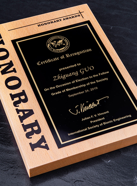 实木奖牌定制定做创意五角星企业加盟授权牌制作荣誉证书聘书