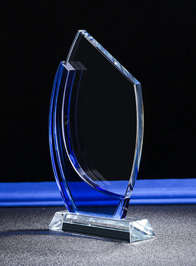 蓝湾奖杯定制创意奖牌授权牌定做颁奖大拇指金属五角星优秀员工