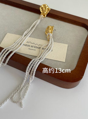 欧美风独特耳钉高级感