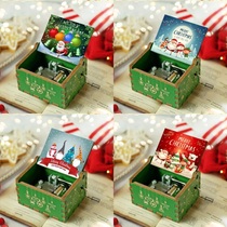 Fun Healing Ensemble Christmas Happy Rocking Music Box Octasoundbox Creative Woody Gift for Men and Women Birthday Gifts