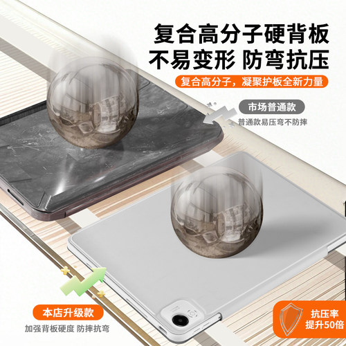 适用荣耀平板gt2pro保护壳带笔槽10/x9全包防摔弯magicpad3柔光版保护套搭扣v9/x8pro外壳13英寸磁吸可放笔 - 图1