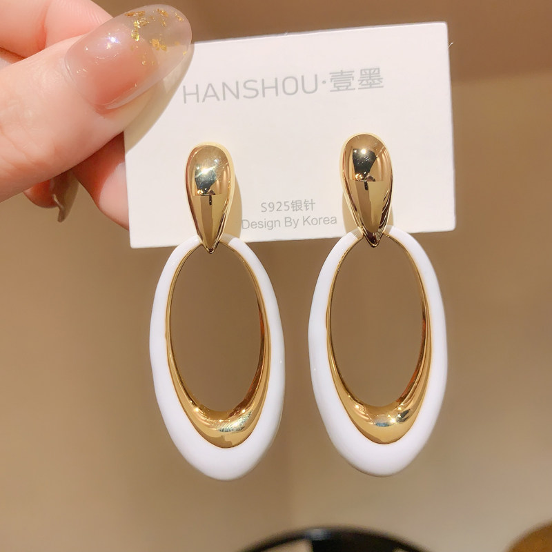 几何形显脸瘦耳环气质高级大气欧美时尚夸张耳饰网红百搭银针耳坠,淘宝优惠券,粉丝福利购,淘宝优惠卷