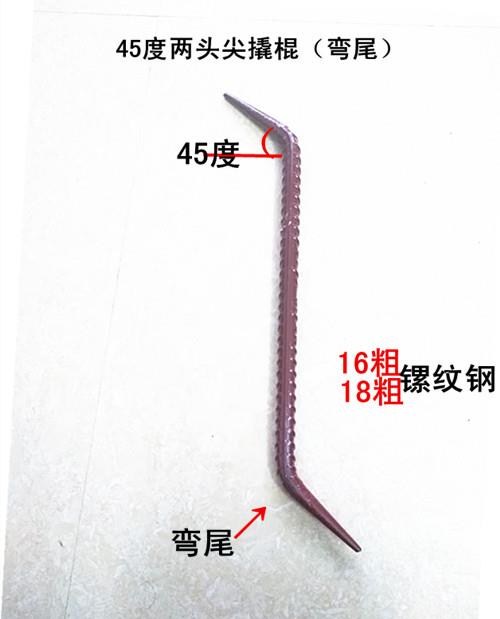 铝模板拆模工具套装铝模专用工具开模器小撬棍铝膜开模器销钉销片-图1