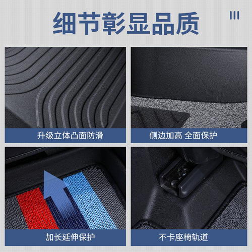 适用本田雅阁思域CRV飞度INSPIRE凌派XNV冠道XRV缤智锋范TPE脚垫 - 图2