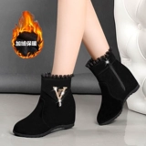 Martens, демисезонные короткие сапоги, флисовые высокие туфли, подходит для подростков