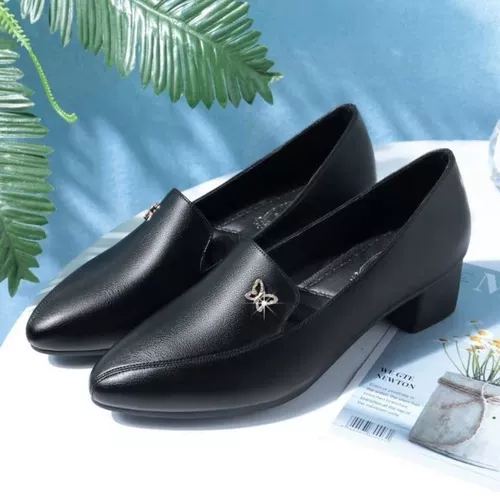 Весенняя летняя нескользящая обувь для матери для кожаной обуви, коллекция 2022, для среднего возраста