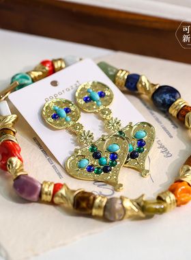 可爱新娘复古陶瓷高级轻奢项链