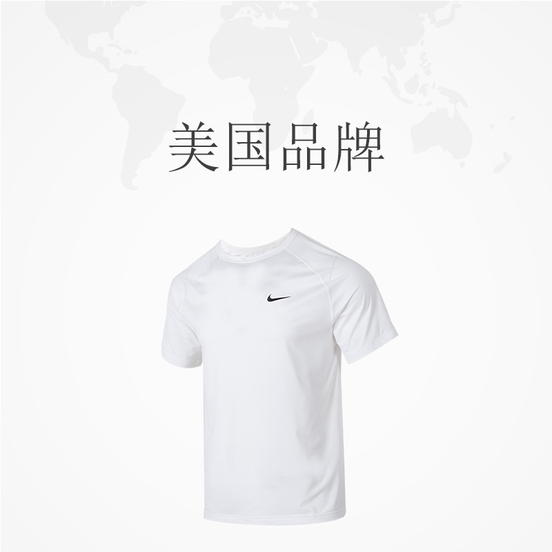 【自营】Nike耐克男快干运动服休闲上衣时尚跑步训练圆领短袖T恤 - 图3