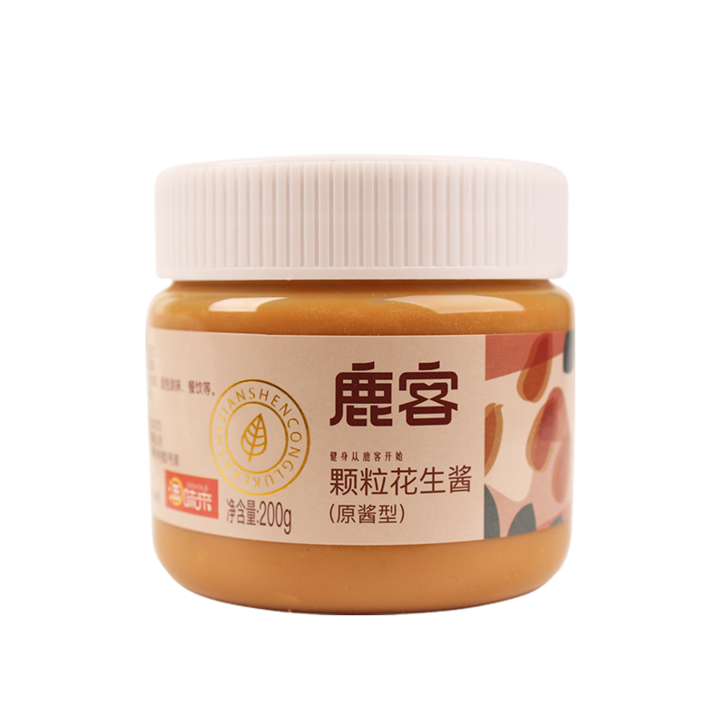 鹿客花生酱无蔗糖健身原味调料酱 鹿客酱类调料