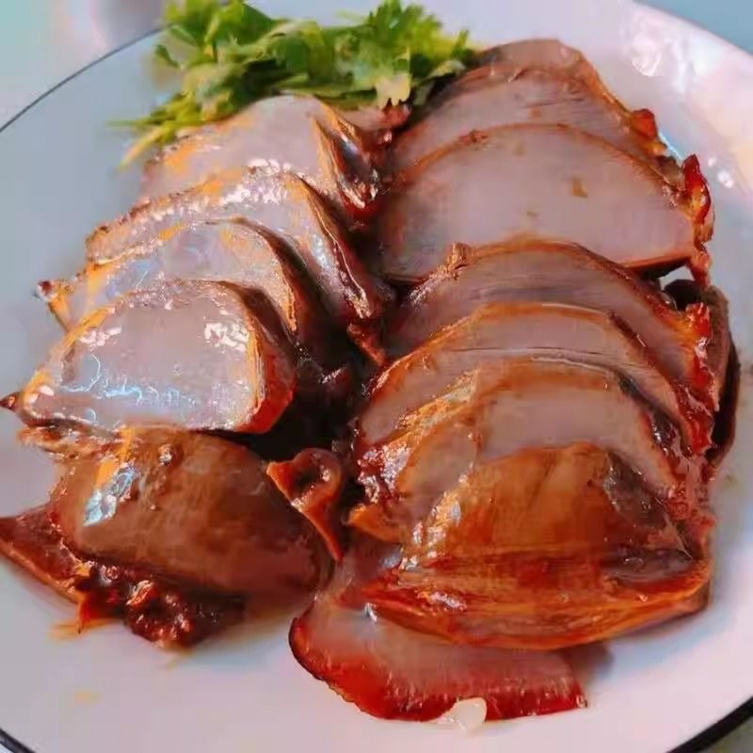 Fresh goose gizzards without ice coating Large goose gizzards