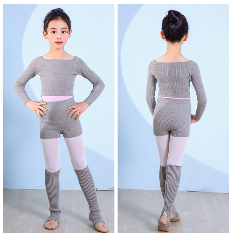 儿童舞蹈服毛衣长袖秋冬加厚披肩女童V领外套幼儿练功服针织外搭,淘宝优惠券,粉丝福利购,淘宝优惠卷