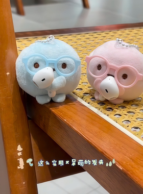 角落团子玩偶发夹创意迷你款发饰