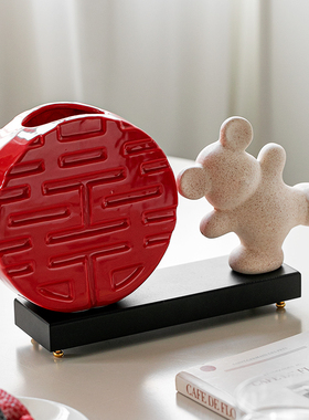 结婚礼物送新人闺蜜轻奢高端摆件