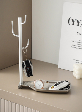 创意钥匙化妆品首饰收纳摆件装饰