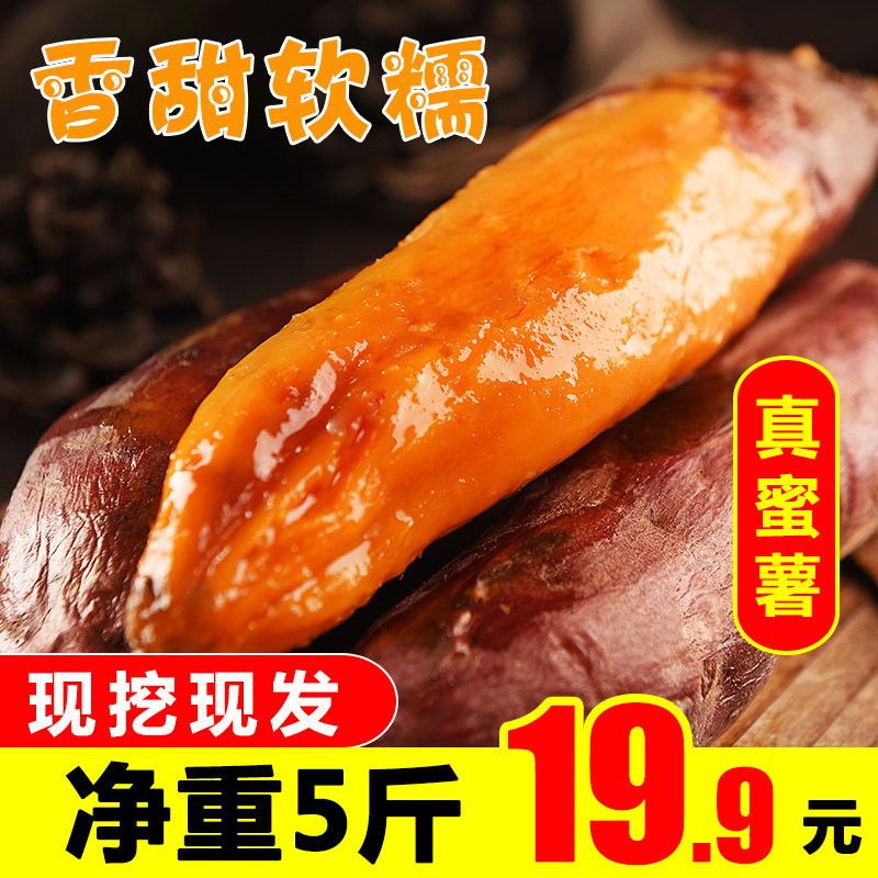 香甜软糯真蜜薯红心红薯大果5 恋果情番薯