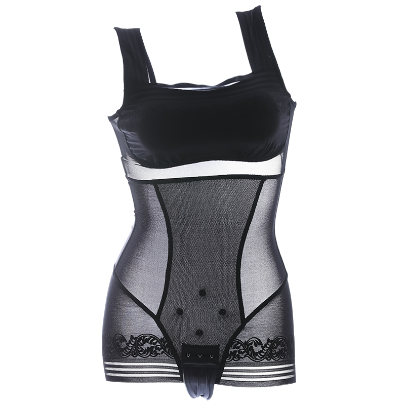 merrige美人计美胸海藻女薄连体衣 美人计内衣塑身连体衣