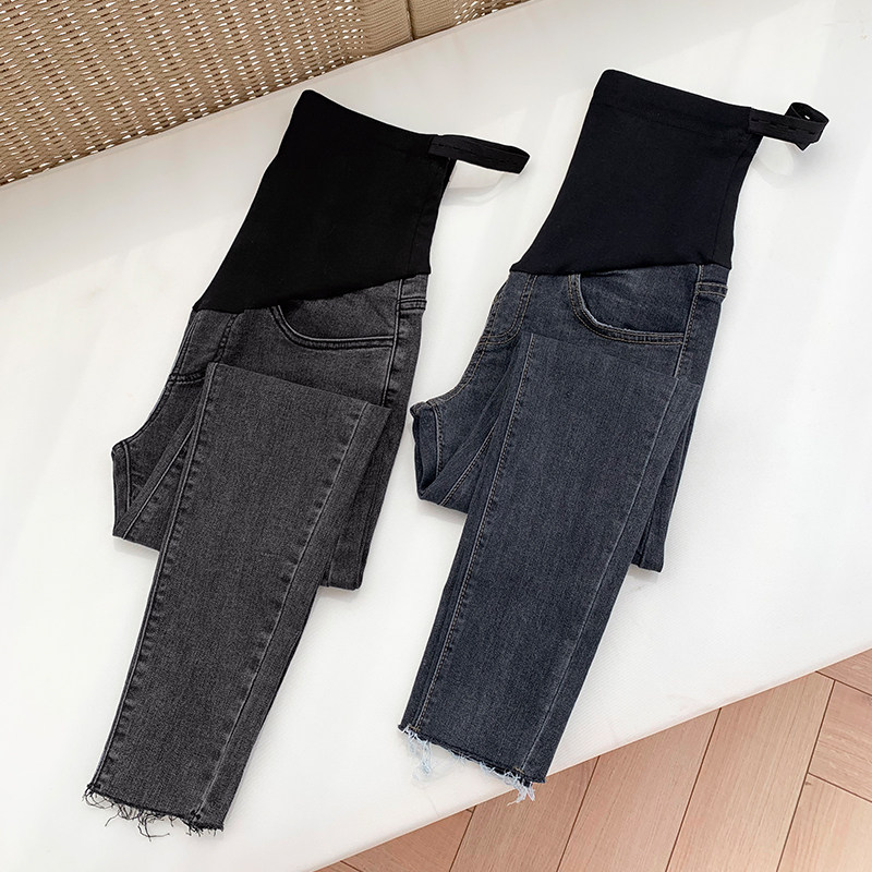 孕妇裤子春秋外穿时尚款弹力打底裤 夏娜莎孕妇打底裤