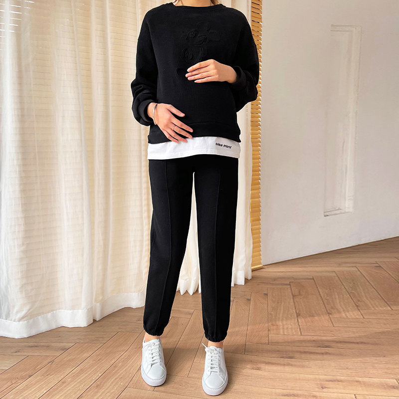 孕妇休闲套装春秋外穿时尚款网红 夏娜莎套装