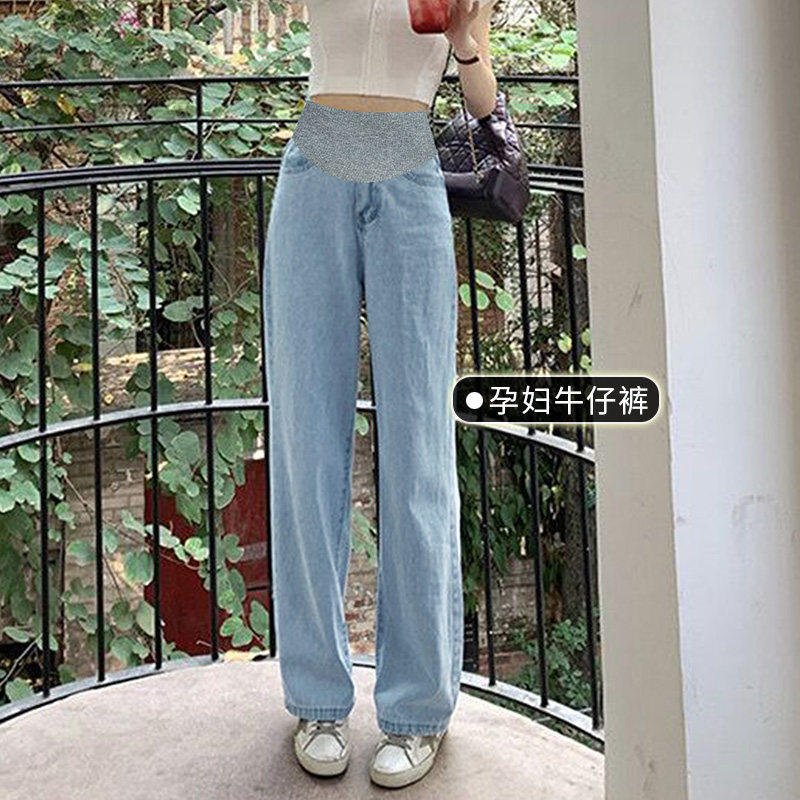 夏季宽松阔腿夏外穿孕妇孕妇裤子 夏娜莎孕妇阔腿裤