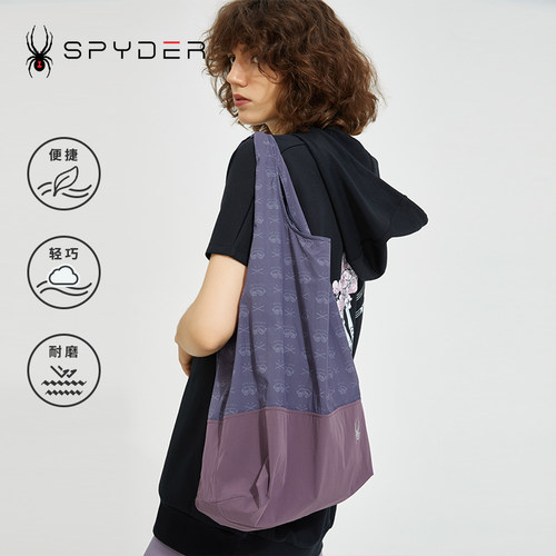 SPYDER蜘蛛春夏女356 STYLE透气简易收叠拼接肩背手提包22CS962W - 图0