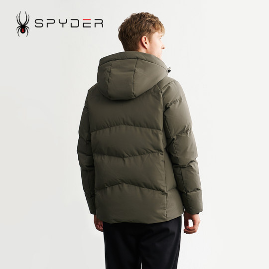 SPYDER秋冬新品男MOUNTAIN LIFE 防水保暖鹅绒羽绒服外套24MR201M