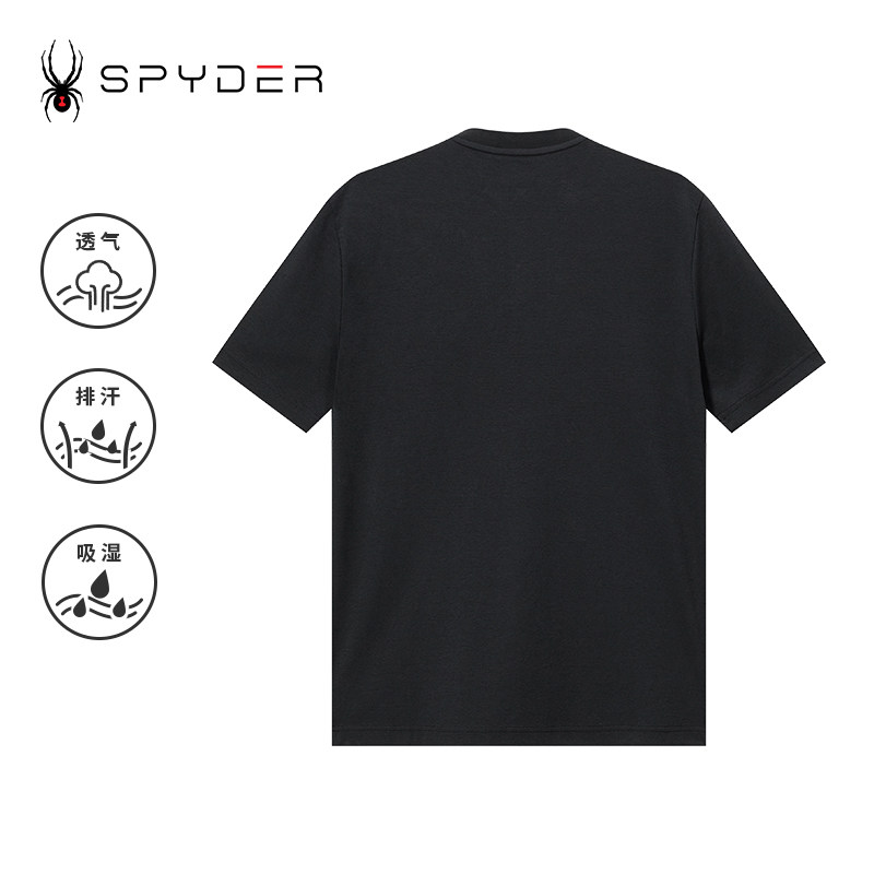 SPYDER蜘蛛春夏男URBAN LIFE罗马布耐磨亨利领短袖POLO衫24ES403M,淘宝优惠券,粉丝福利购,淘宝优惠卷