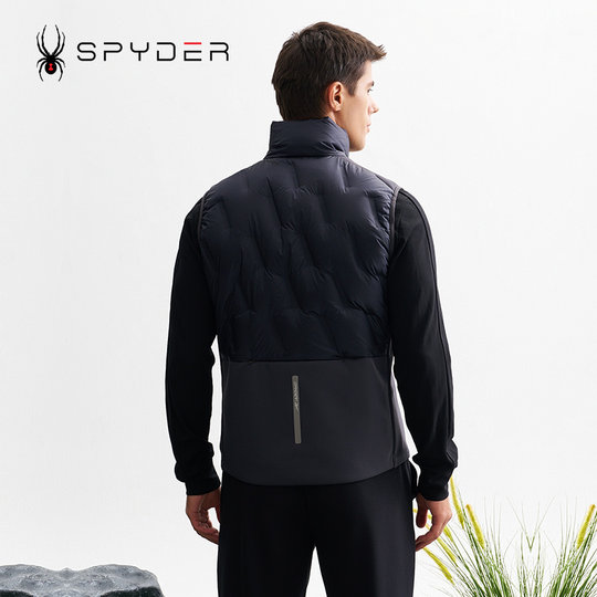 【REEBOK联名】SPYDER秋冬新品男MOUNTAIN LIFE 羽绒背心24XF251M