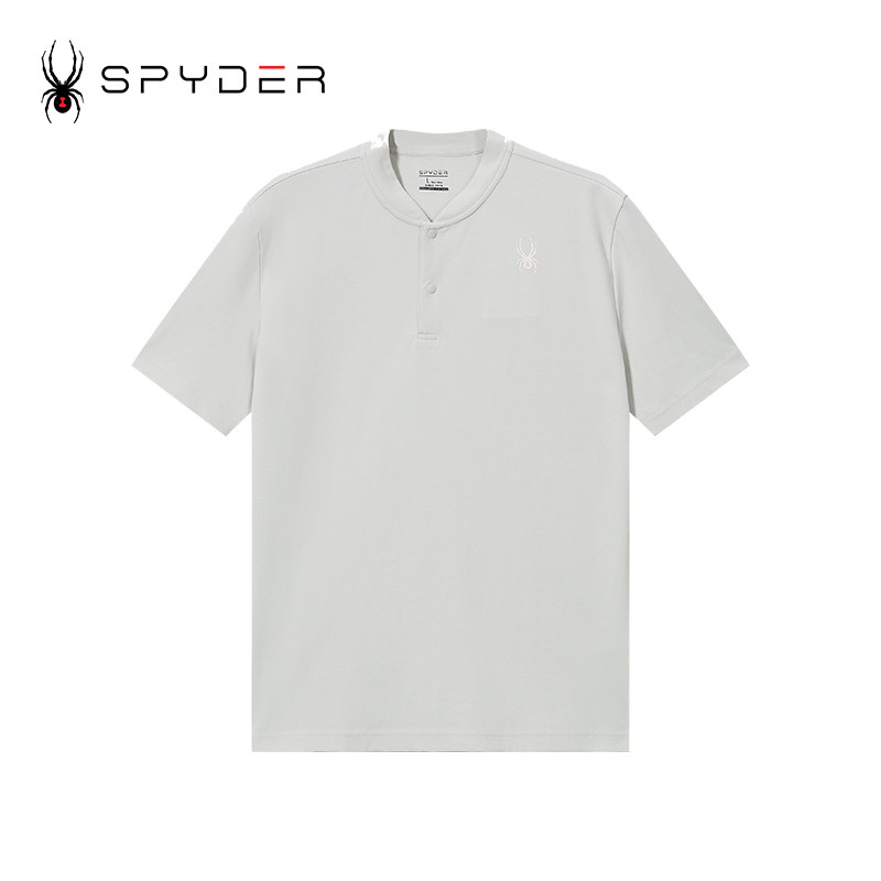 SPYDER蜘蛛春夏男URBAN LIFE罗马布耐磨亨利领短袖POLO衫24ES403M,淘宝优惠券,粉丝福利购,淘宝优惠卷