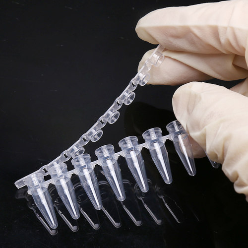 闽玻 生物实验室PCR8连排管盖一体八联管单管0.2ml生物实验分析反应管 - 图3