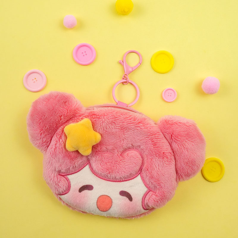 王者荣耀官网王者荣耀xNICE FUN  乐开花系列毛绒随身零钱包口袋包 游戏周边