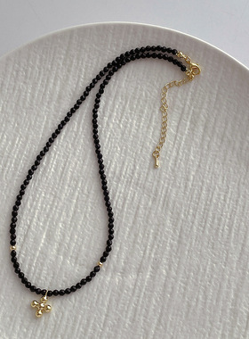 小众设计感双层天然贝壳珠金属蛇