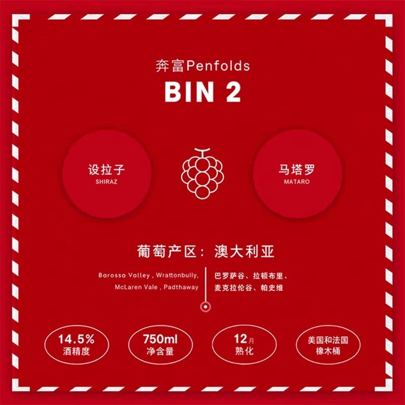 Penfolds奔富红酒BIN407/389/2官方原瓶进口干红葡萄酒送礼盒装,淘宝优惠券,粉丝福利购,淘宝优惠卷