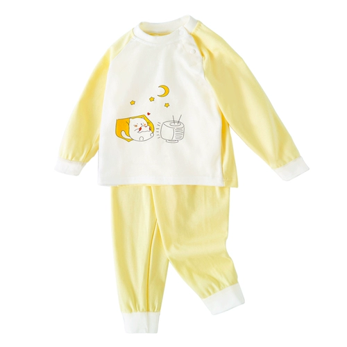 Детское термобелье, осенние демисезонные штаны подходит для мужчин и женщин для девочек, осенняя хлопковая удерживающая тепло пижама, нижнее белье