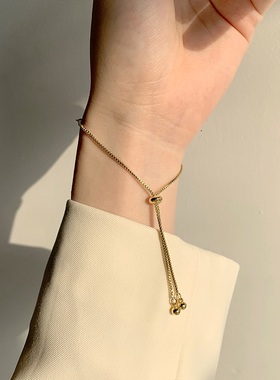 高级感蛇形手链ins 轻奢设计感时尚手镯网红冷淡风个性手饰