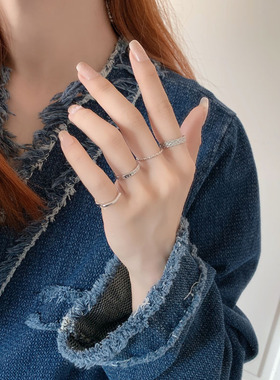 女合金韩版多件套戒指