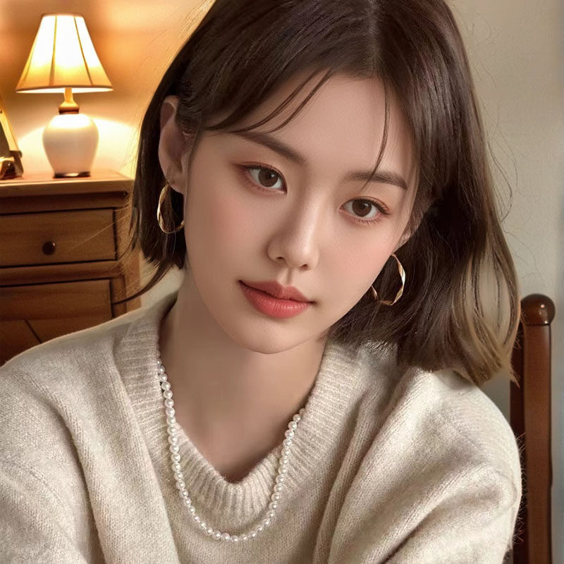 S925银针耳环女莫比乌斯潮网红个性气质圆圈夸张欧美耳钉显瘦耳圈,淘宝优惠券,粉丝福利购,淘宝优惠卷