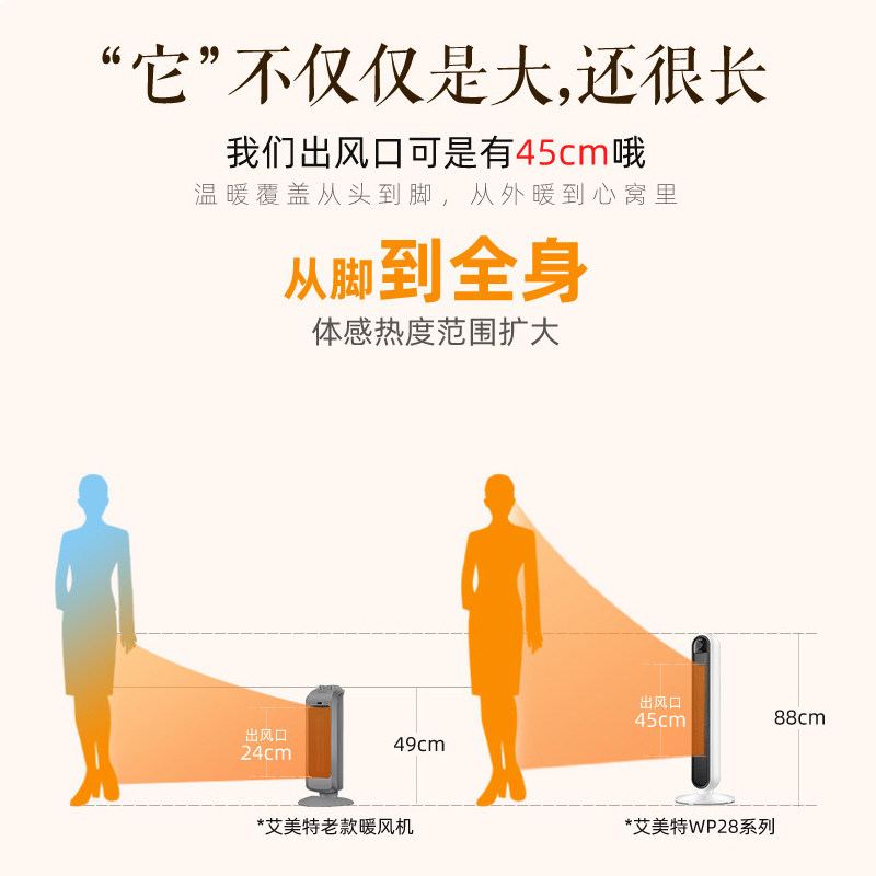  艾美特家居暖风机/取暖器
