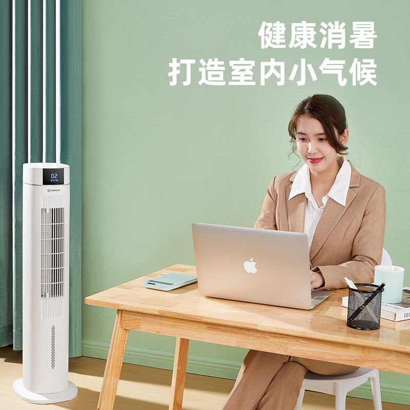 艾美特空调扇家用无叶遥控立式 艾美特家居空调扇