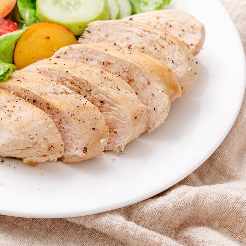 餐餐思鲜冷冻生鲜低脂水煮鸡胸肉 餐餐思食品鸡胸