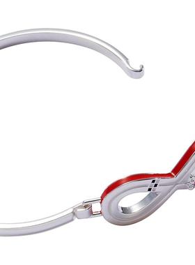 代购代购Alex and Ani女士手镯简约潮流个性时尚银色红色无限符