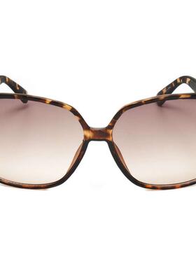 代购GUESS女士太阳镜防紫外线渐变镜片抗强光清晰视野豹纹大框