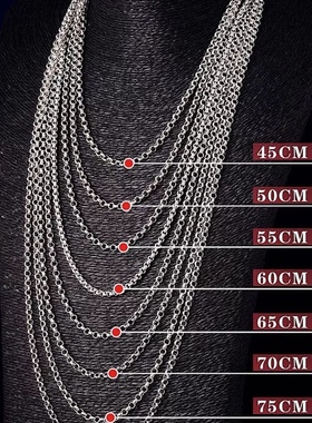 S925纯银海盗毛衣链长款韩国时尚百搭复古泰银项链老银匠手工