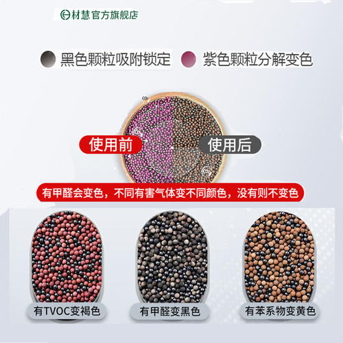 清华材慧除甲醛清除剂新房家用去甲醛神器吸甲醛强力活性炭变色球 - 图0