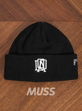 现货 NANAMICA OOAL KNIT CAP 日产混纺LOGO刺绣休闲冷帽针织帽